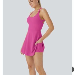 Softlyzero™ Airy Backless Twisted Cool Touch Dance Active Dress-Easy Peezy